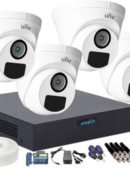 Uniarch 2MPX-AHD-KIT mit 4 Full-HD-IR-Kameras zur Überwachung Überwachungskamera ÜBERWACHUNGS-KIT 4 FHD-KAMERAS OUTDOOR-APP CCTV IOS Android - Wuppertal