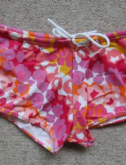 2 Lahua Beachwear Badehosen Swim Trunks Floral Blumen bunt multicolor blau pink grün rosa weiß Größe L - Niddatal