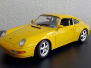 Porsche 911 Carrera gelb - Bburago Modell 1:18 - Gelsenkirchen