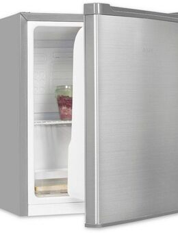 exquisit Kühlschrank KB05-V-040E inoxlook, 51 cm hoch, 44 cm breit