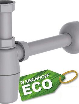 Kirchhoff Siphon ECO-SAVE, (Set), Ablaufgarnitur für Waschbecken und Waschtisch