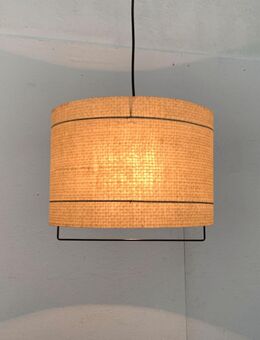 Mid Century Minimalist Pendant Lamp zu String 50er 60er 70er Teak - Hamburg Hamburg-Nord