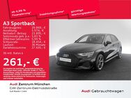 Audi A3, Sportback 40 TFSI e S line Privacy, Jahr 2022 - München