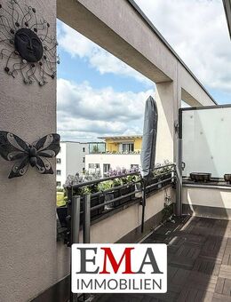 Sonnenstunden genießen - möblierte Zwei-Zimmer-Wohnung mit Dachterrasse - Falkensee