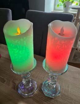 Wachskerzen mit Lichtwechsel - Schkeuditz