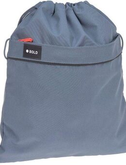 LÄSSIG Turnbeutel Bold, blue, aus recyceltem Material