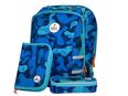 Frontbag Schulranzen Set 4tlg. Blau Camoublue Schulrucksack in 75217