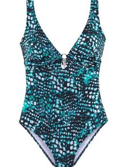 Bruno Banani Badeanzug mit silberfarbenem Accessory
