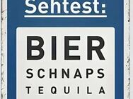 Schild Alkohol Sehtest, Blechschild 30x20, Kneipe, Bar, Bier - Gadebusch