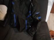 Motorrad Jacke Schwarz/ Blau - Butjadingen