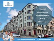 Altbauflair in Elbnähe! - Vermietete 3-Zimmer-Wohnung mit hofseitigem Balkon und Aufzug - Dresden