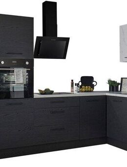 BASIC by Balculina Winkelküche Yorki, Stellmaße B/T 320x175/60 cm, wahlweise mit E-Geräten