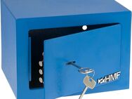 HMF Safe Tresor klein mit Schlüssel Möbeltresor blau #1993 - Birkenfeld (Baden-Württemberg)