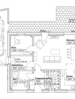 Geplanter Neubau in Merzig-Brotdorf - Einfamilienhaus mit 5 ZKB und Garage - 145 m² Wohnfläche - Merzig