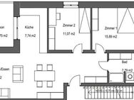 3 Zimmer Wohnung, Erstbezug im Neubau - Fulda