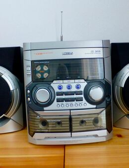 Philipps Mini Hifi Stereoanlage C330 (CD/Tape/Radio) + 2 Boxen - Weil (Rhein) Zentrum