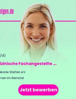 Medizinische Fachangestellte (m/w/d) in Voll- oder Teilzeit - Kernen (Remstal)