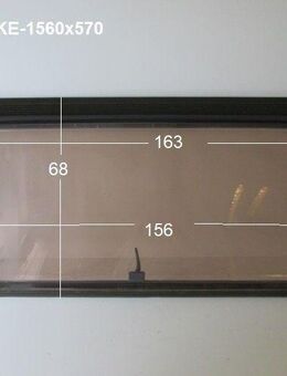 Tabbert Wohnwagenfenster ca 156 x 57 bzw 163 x 68 (zB 4801) Klaus Esser 823589 D 631 gebr. - Schotten Zentrum