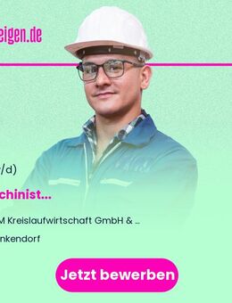 Maschinist (m/w/d) - Denkendorf (Baden-Württemberg)