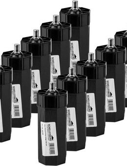 SCHELLENBERG Walzenhülse Maxi für 60 mm Achtkantwellen, Set, 10-St., Rollladenzubehör zur Verbindung von Rollladenwelle und Wandlager