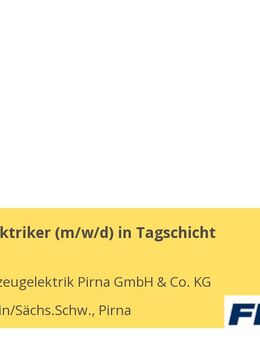 Betriebselektriker (m/w/d) in Tagschicht - Königstein (Sächsische Schweiz)