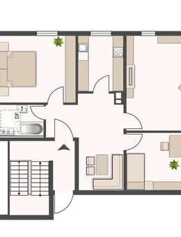 *Kaufen statt mieten* 3-Zimmer-Dachgeschoss-Wohnung in bester und ruhiger Wohnlage - Heiningen (Baden-Württemberg)