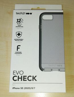 ♫ Schutzhülle iPhone 8 7 SE 2020 EVO check tech21 schwarz neu ♫ - Ingolstadt