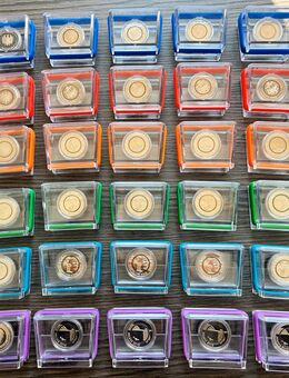 6x5 Euro BRD 2016-2021 "Klimazonen der Erde" komplett A-J, PP, Neu in Koziolbox - Büren