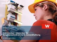 Elektroniker / Elektriker für Betriebstechnik (m/w/d) Instandhaltung - Vöhringen (Bayern)