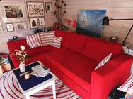 IKEA Schlafsofa mit Recamiere, Manstad - Tengen