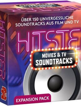 Jumbo Spiele Spiel Hitster Movies&TV Soundtracks, Familienspiel