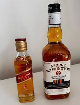 George Washington Kentucky Bourbon Whiskey 0,7L und Jonnie Walker Red Label 0,2L - Hamburg