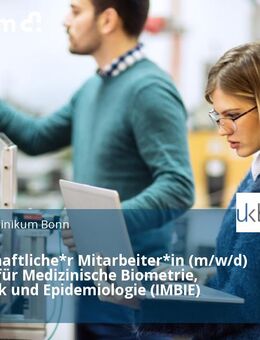 Wissenschaftliche*r Mitarbeiter*in (m/w/d) - Institut für Medizinische Biometrie, Informatik und Epidemiologie (IMBIE) - Bonn