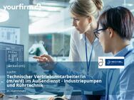 Technischer Vertriebsmitarbeiter/in (m/w/d) im Außendienst - Industriepumpen und Rührtechnik - Hannover