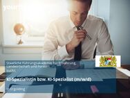 KI-Spezialistin bzw. KI-Spezialist (m/w/d) - Ergolding