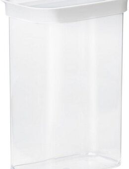 Emsa Vorratsdose Optima, Kunststoff, (2-tlg), 2,2 Liter, rechteckig, frische Dichtung, rutschfeste Stapelränder