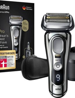 Braun Elektrorasierer Series 9 Pro 9466cc, 5-Stufen-Reinigungs- und Ladestation, Aufsätze: 1, Wet&Dry, 4+1 Scherkopf