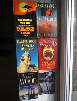 Barbara Wood Bestseller, Hardcover+Taschenbuch, 6 Bücher zus. 5,- - Flensburg