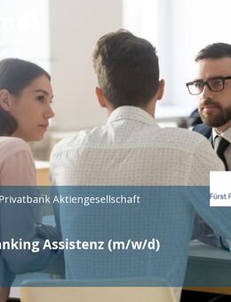 Private Banking Assistenz (m/w/d) - Augsburg