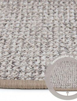 Andiamo Stufenmatte Saragossa, Made in Netherlands, halbrund, Höhe: 6,5 mm, meliert, selbstklebend, strapazierfähig, 15 Stück in einem Set