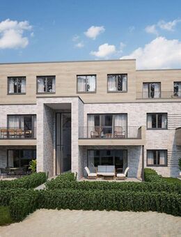 Moderne 2-Zimmer-Erdgeschosswohnung mit Terrasse und Garten in ruhiger Lage – Pflaumenallee, Beckum - Erstbezug - Beckum