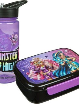 Scooli Lunchbox Monster High, (Set, 2-tlg), mit Trinkflasche