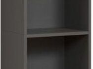 welltime Hochschrank Amrum (1-St) Breite 40cm, geräumiger Hochschrank Eiche Rillenoptik Badschrank