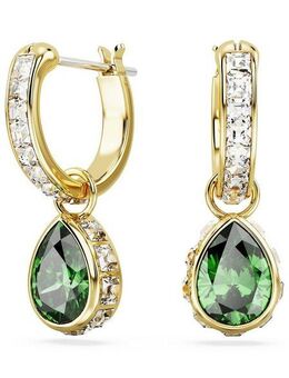Swarovski Paar Creolen Chroma, mit Swarovski® Kristall Swarovsi® Zirkonia - Einhänger abnehmbar