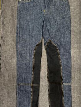 Equitare blaue Denim Reiter Hose Jeans Siefelhose Gr 42 L - Köln