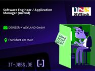 Software Engineer / Application Manager (m/w/d) - Frankfurt (Main)