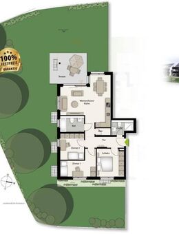 Wohnen auf der Sonnenseite - 4-Zimmer-Erdgeschosswohnung mit Traumgarten! - Böblingen