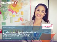 Erzieher:innen / Sozialpädagogische Assistent:innen (SPA) für den Elementarbereich in Vollzeit / Teilzeit - Hamburg