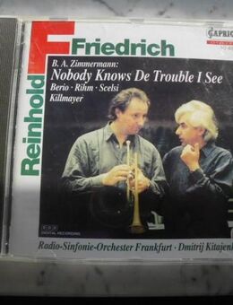 Zimmermann Berio Rihm Scelsi Killmayer CD EAN 4006408104827 Reinhold Friedrich Radio-Sinfonie-Orchester Frankfurt Dimitrij Kitajenko 3,- - Flensburg