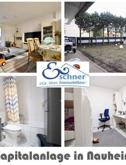 Kapitalanlage in Nauheim: 3-Zimmer-EG-Wohnung mit Terrasse, Gartenanteil und solider Mieteinnahme - Nauheim